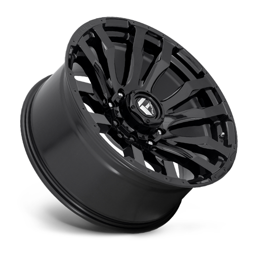 Aluminum Wheels 20X10 Blitz D675 8 On 165.1 Gloss Black 125.1 Bore -18 Offset Multi Spoke Fuel Off Road Wheels