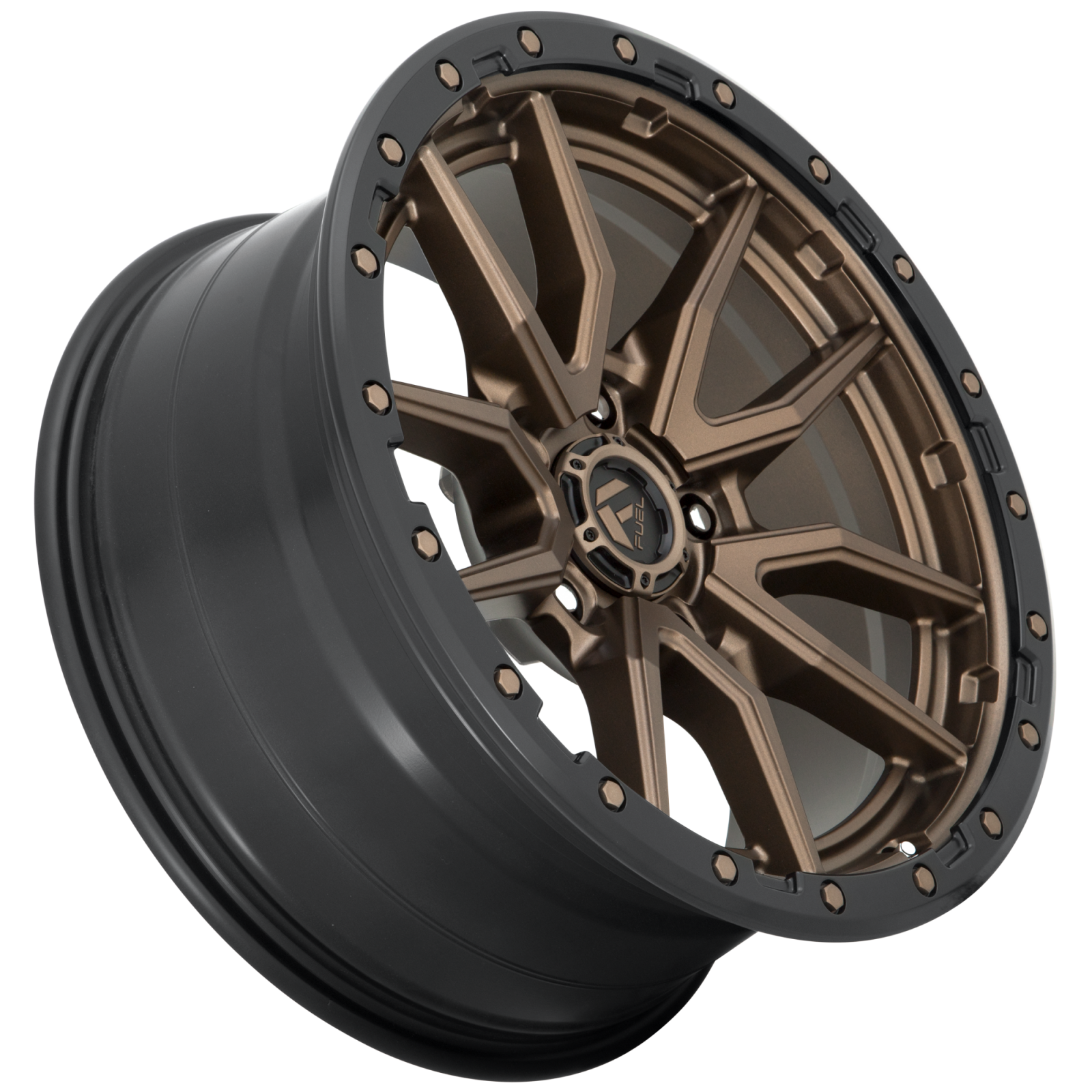 Aluminum Wheels 18X9 Rebel D681 5 On 127 Matte Bronze Black Bead Ring 71.5 Bore 1 Offset Fuel Off Road Wheels