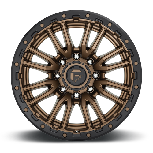 Aluminum Wheels 20X9 Rebel D681 8 On 170 Matte Bronze Black Bead Ring 125.1 Bore 1 Offset Fuel Off Road Wheels