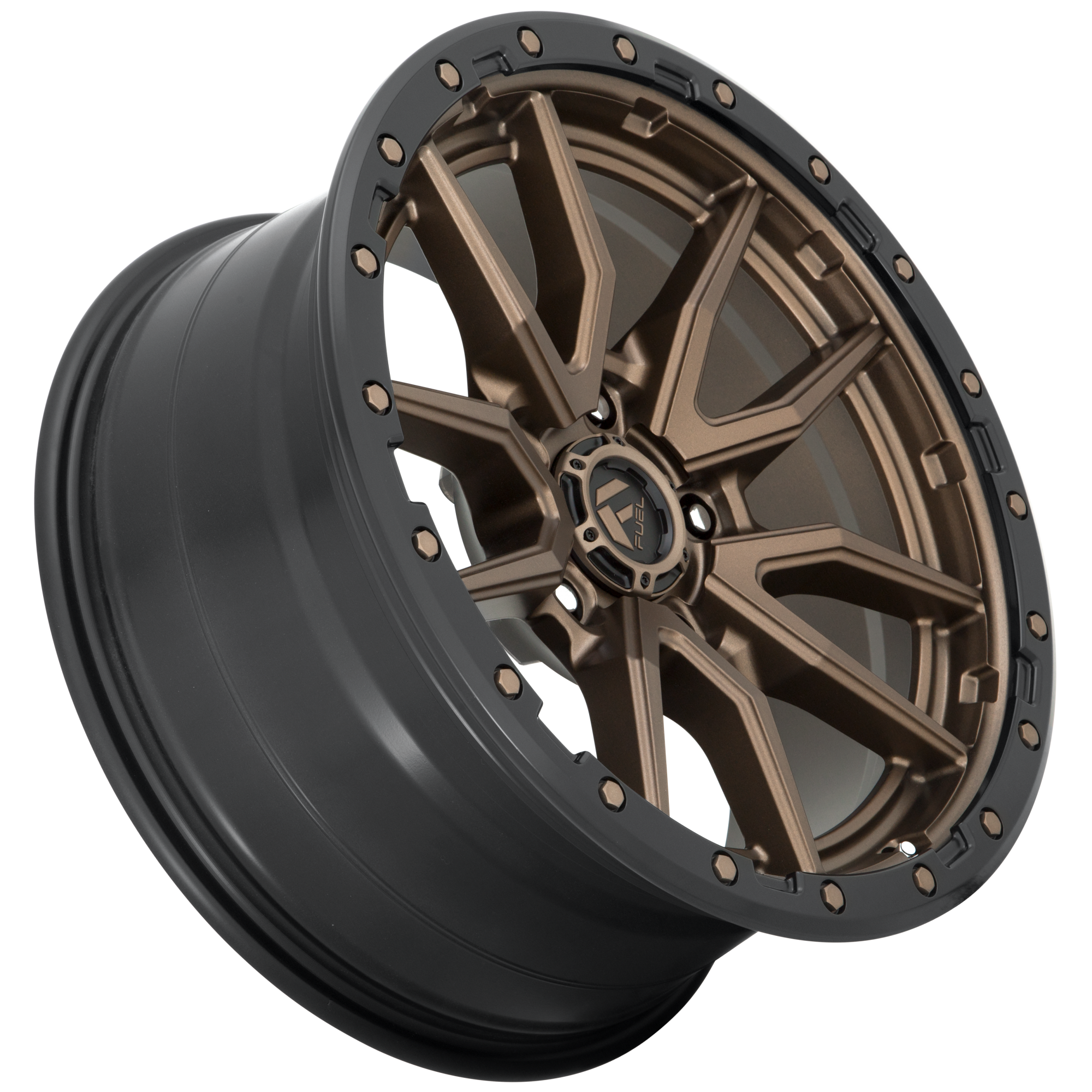 Aluminum Wheels 20X9 Rebel D681 5 On 139.7 Matte Bronze Black Bead Ring 78.1 Bore 1 Offset Fuel Off Road Wheels