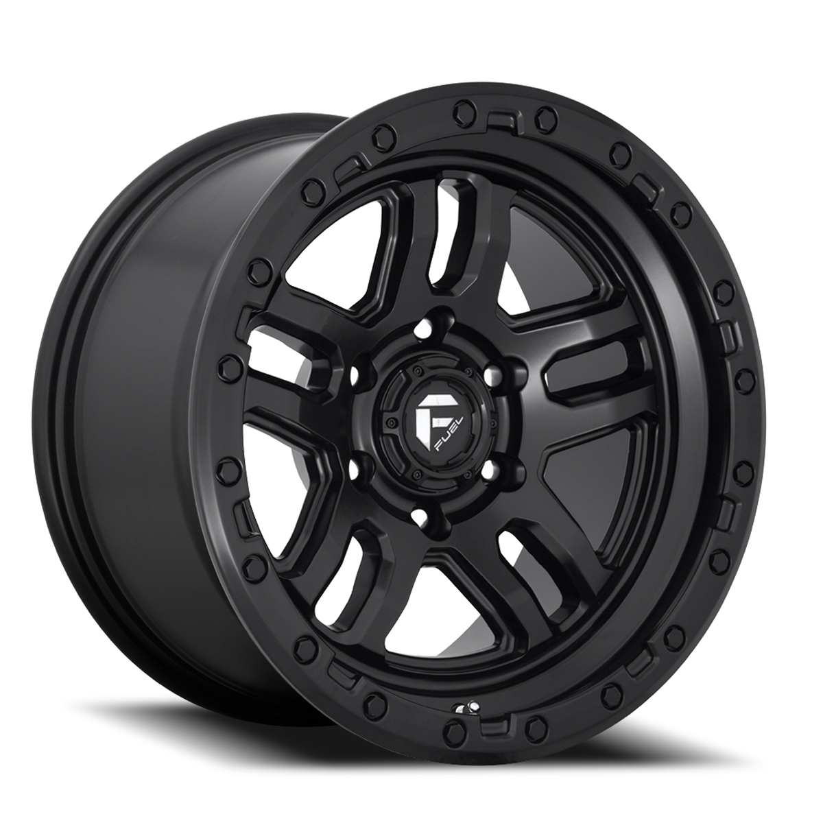 Aluminum Wheels 18X9 AMMO D700 6 On 135 Matte Black 87.1 Bore 20 Offset 5 Spoke Fuel Off Road Wheels