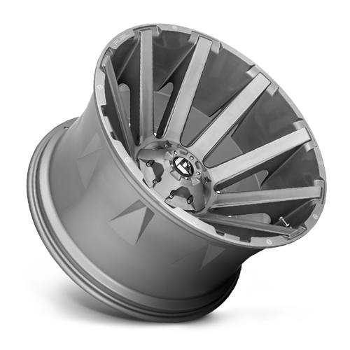 Aluminum Wheels 20X10 Contra Platinum D714 5 On 114.3/5 On 127 Brush Gunmetal Gray/Clear Tint 78.1 Bore -18 Offset Multi Spoke Fuel Off Road Wheels