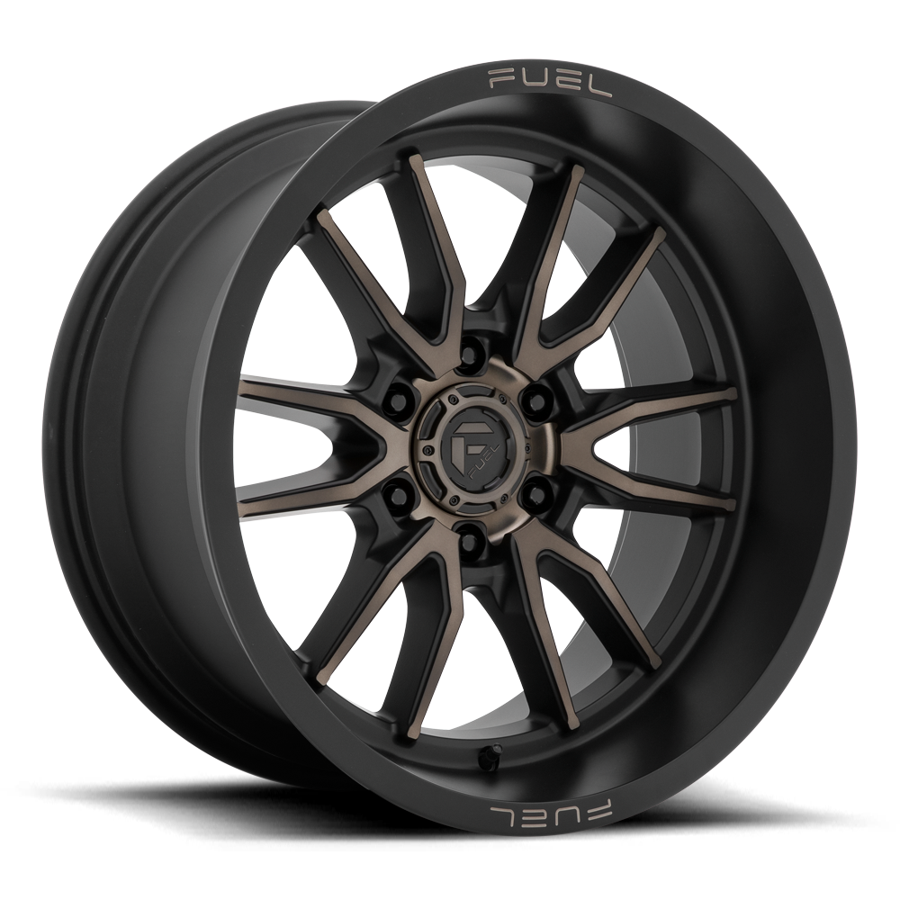 Aluminum Wheels 17X9 Clash 6 D762 6 On 120 Matte Black Double Dark Tint 67.06 Bore 1 Offset Multi Spoke Fuel Off Road Wheels
