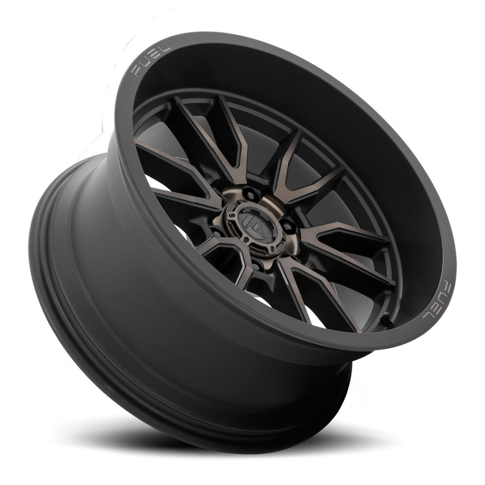 Aluminum Wheels 20X9 Clash 6 D762 8 On 180 Matte Black Double Dark Tint 124.2 Bore 20 Offset Multi Spoke Fuel Off Road Wheels