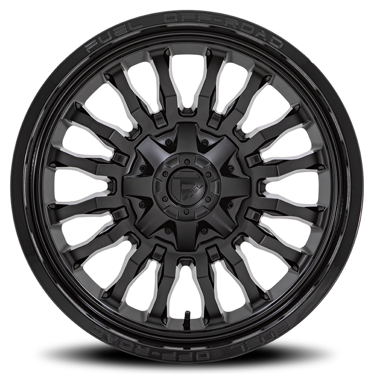 Aluminum Wheels 22X12 Arc D796 8 On 180 Matte Black W/ Gloss Black Lip 124.2 Bore -44 Offset Fuel Off Road Wheels