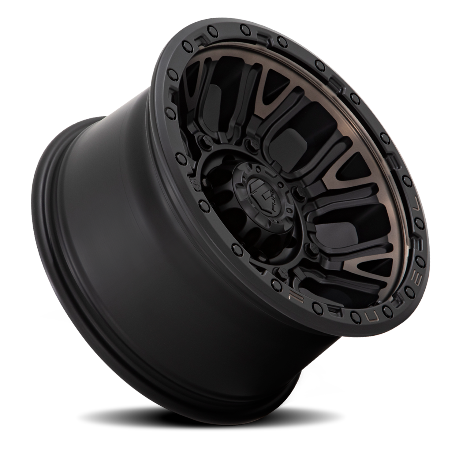 Aluminum Wheels 20X10 Traction D824 8 On 165.1 Matte Black Double Dark Tint 125.1 Bore -18 Offset Fuel Off Road Wheels