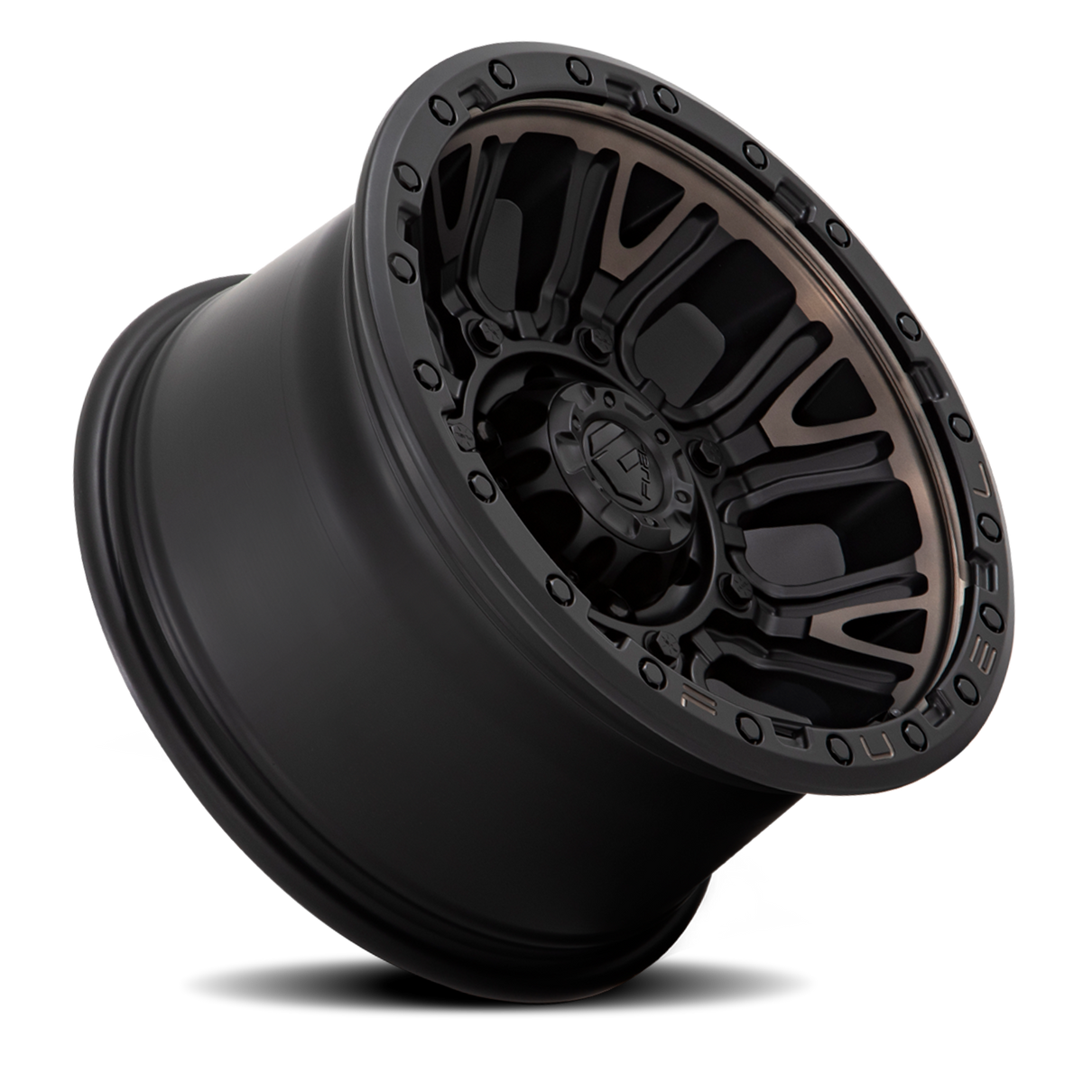 Aluminum Wheels 20X10 Traction D824 8 On 165.1 Matte Black Double Dark Tint 125.1 Bore -18 Offset Fuel Off Road Wheels