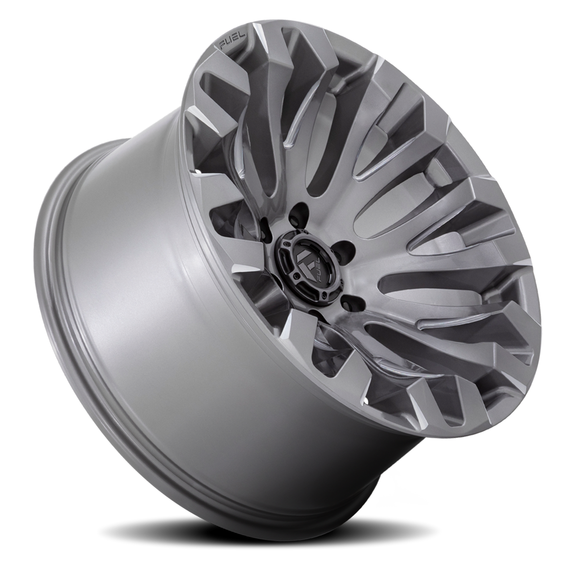 Aluminum Wheels 18X9 Quake D830 8 On 170 Platinum Gray 125.1 Bore 1 Offset Fuel Off Road Wheels