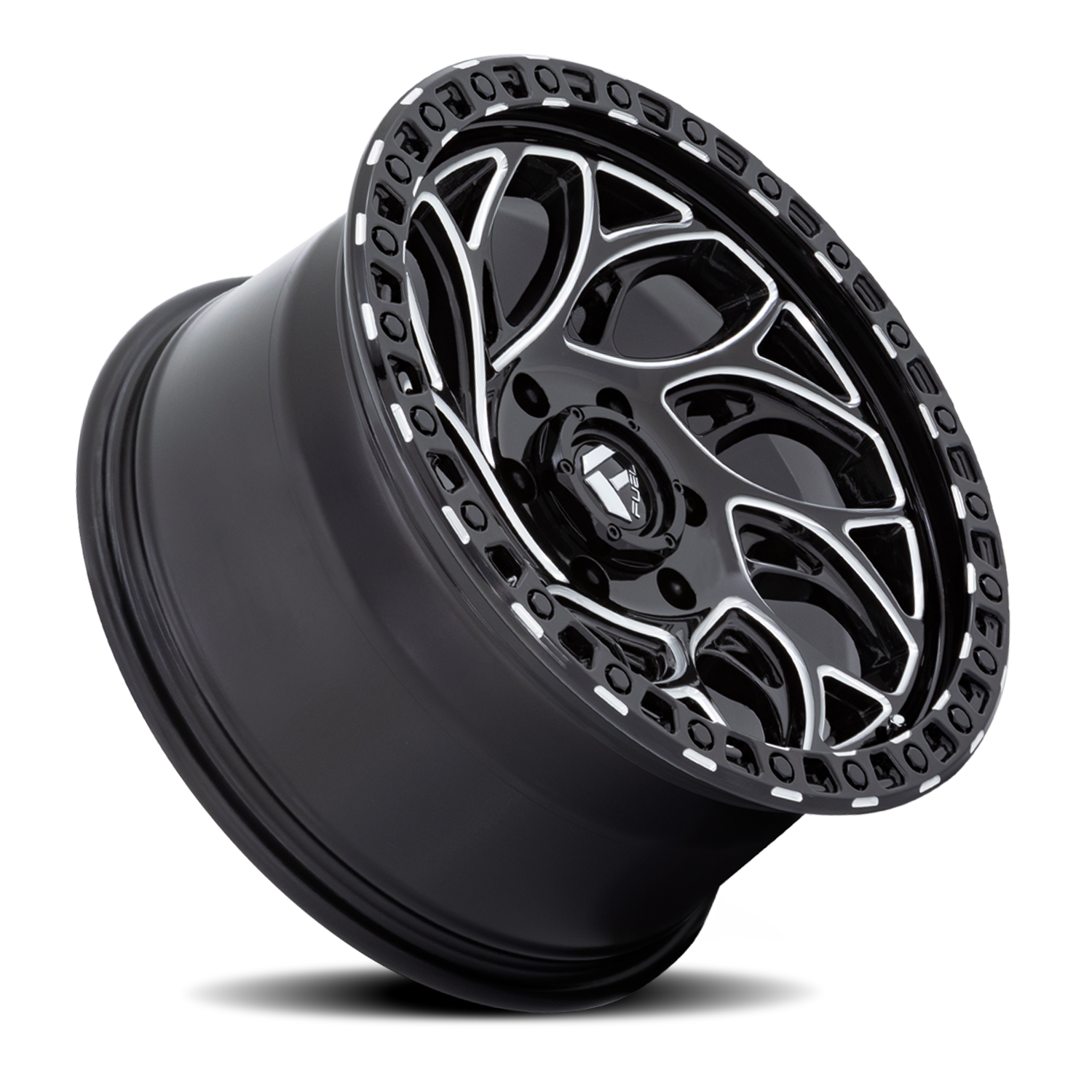 Aluminum Wheels 17X9 Runner OR D840 5 On 150 Gloss Black Milled 110.1 Bore 1 Offset Fuel Off Road Wheels