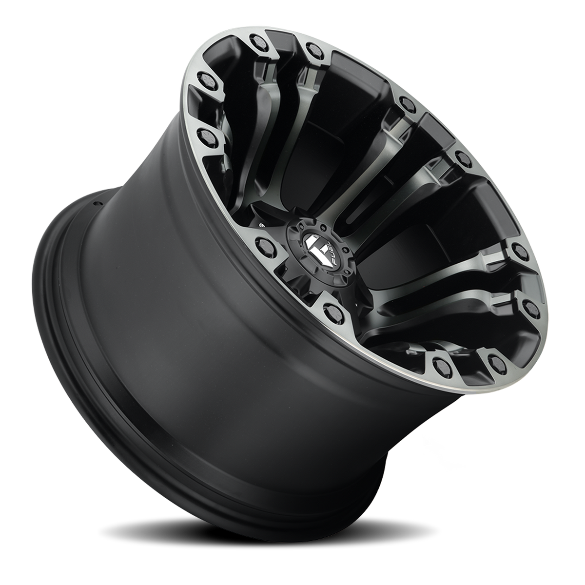 Aluminum Wheels 17X9 Vapor D851 6 On 135/6 On 139.7 Matte Black Gray Tint 106.1 Bore -12 Offset Fuel Off Road Wheels