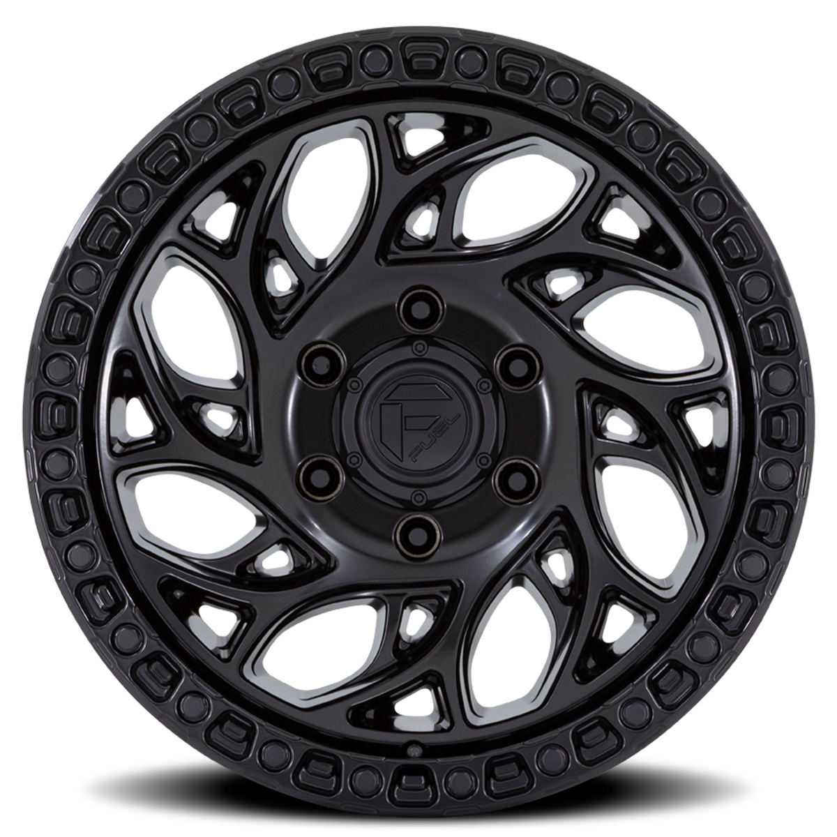 Aluminum Wheels 18X9 Runner OR D852 5 On 127 Blackout 71.5 Bore 1 Offset Fuel Off Road Wheels