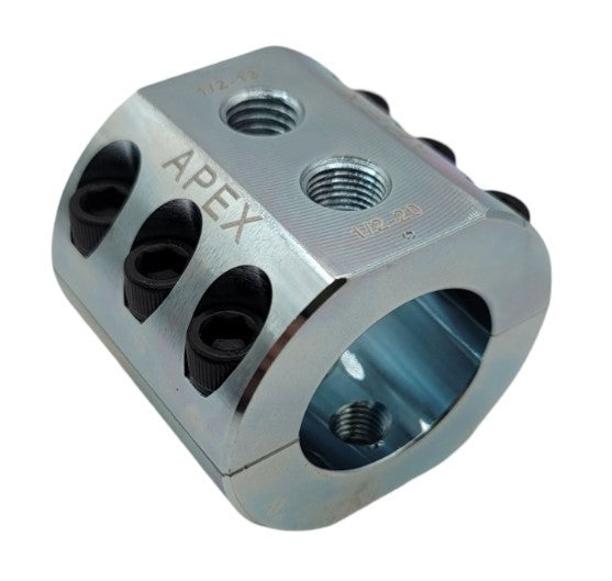 DC1.5-Z - Steering Stabilizer Clamp Silver Zinc, 1.5" ID, Universal