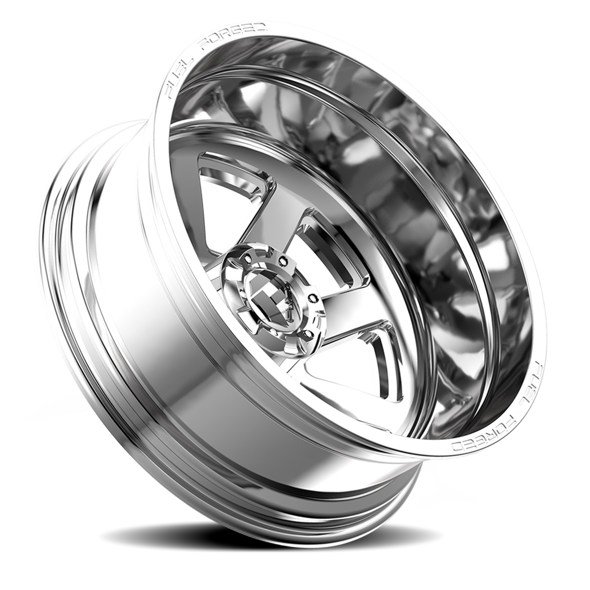 Dually Wheels 24X8.25 FF09D Dually DE09 PO 8 On 200 Polished 142.2 Bore -200 Offset Outer Dually Fuel Off Road Wheels
