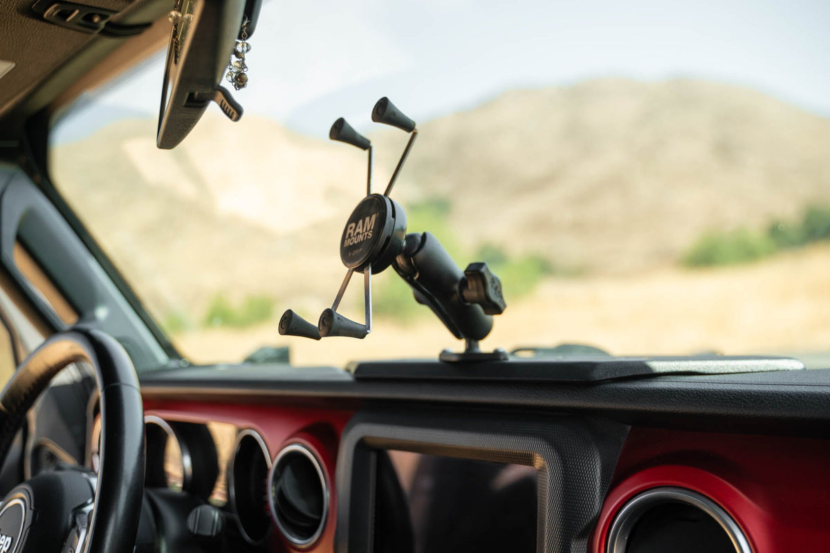 2018 2024 Jeep Wrangler JL, JLU Gladiator JT V8 Offroad Device Dash Mount V2 DV8 Offroad