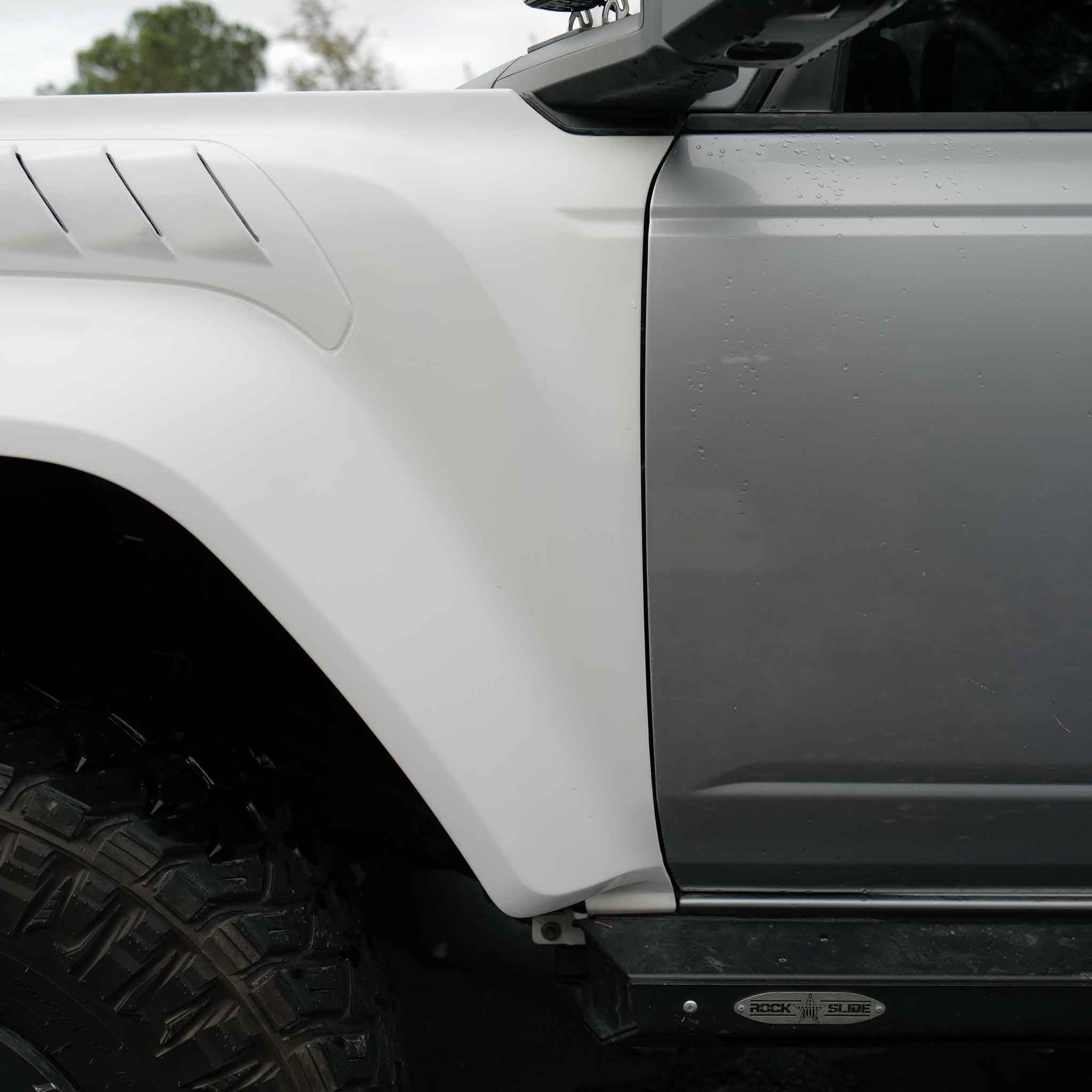 2022-2025 Ford Bronco Raptor fender showcasing a sleek design and durable construction for offroad performance.