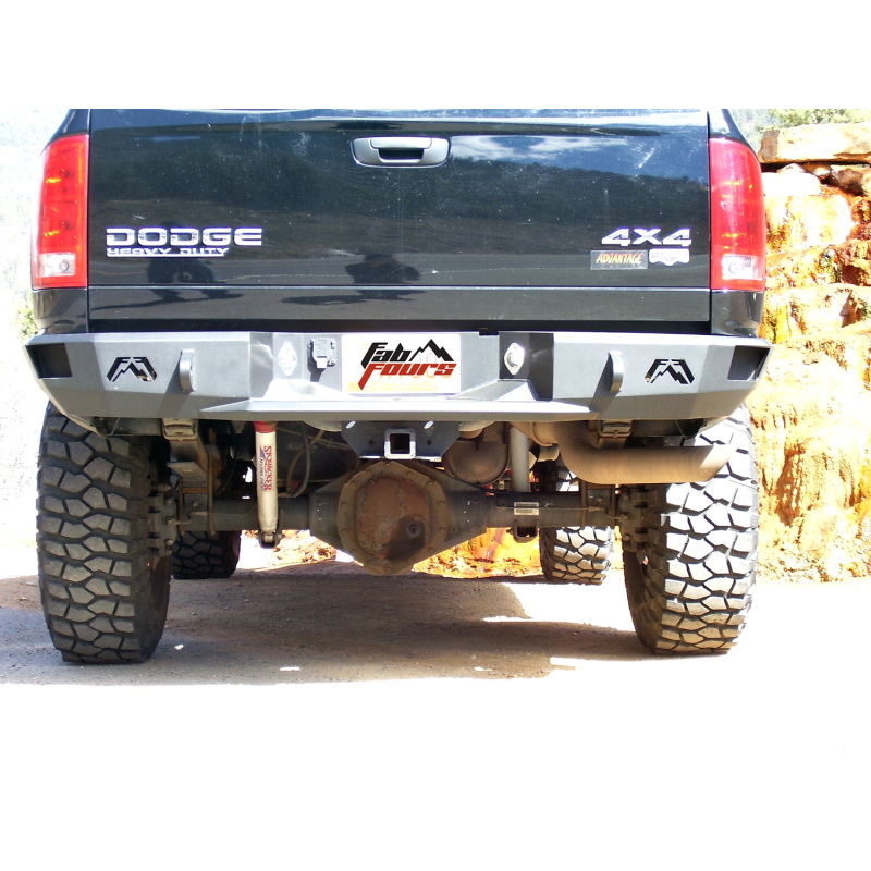 Fab Fours Heavy Duty Rear Bumper Model DR03-W1050-1