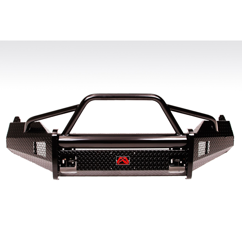 Fab Fours Black Steel Front Bumper w/ Pre Runner Guard Model DR13-K2962-1