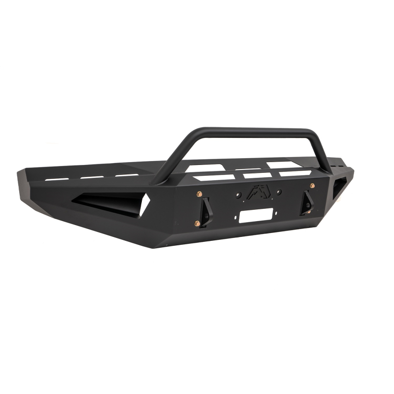 Fab Fours Red Steel Front Bumper w/ Pre Runner Guard Model DR94-RS1562-1