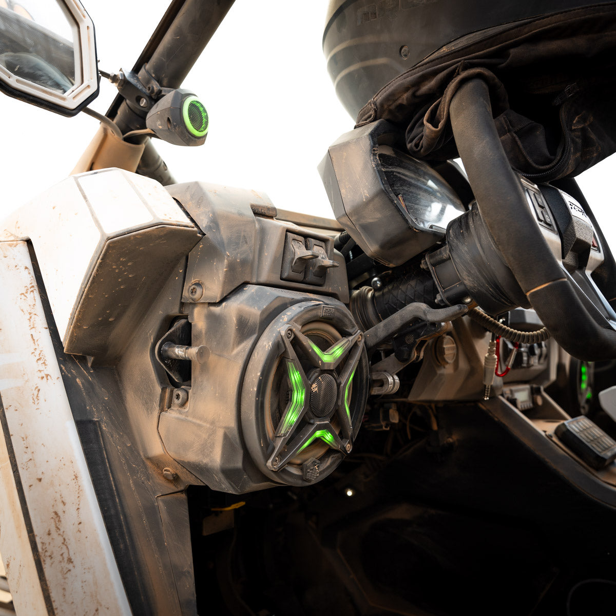 SSV Works V6 6.5in Weatherproof Powersports RGB Full-Range Speakers for UTV's, Boats, RV and more (pair)