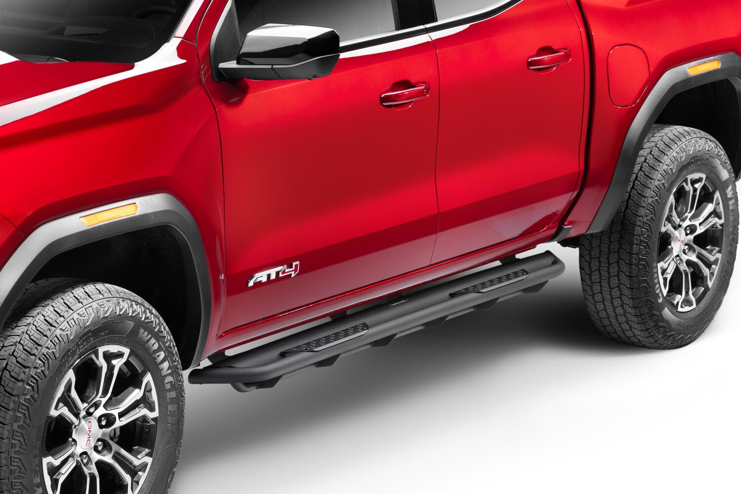Dominator Xtreme DT Side Steps with Mounting Bracket Kit Textured Black 2015-2026 Colorado/Canyon Go Rhino