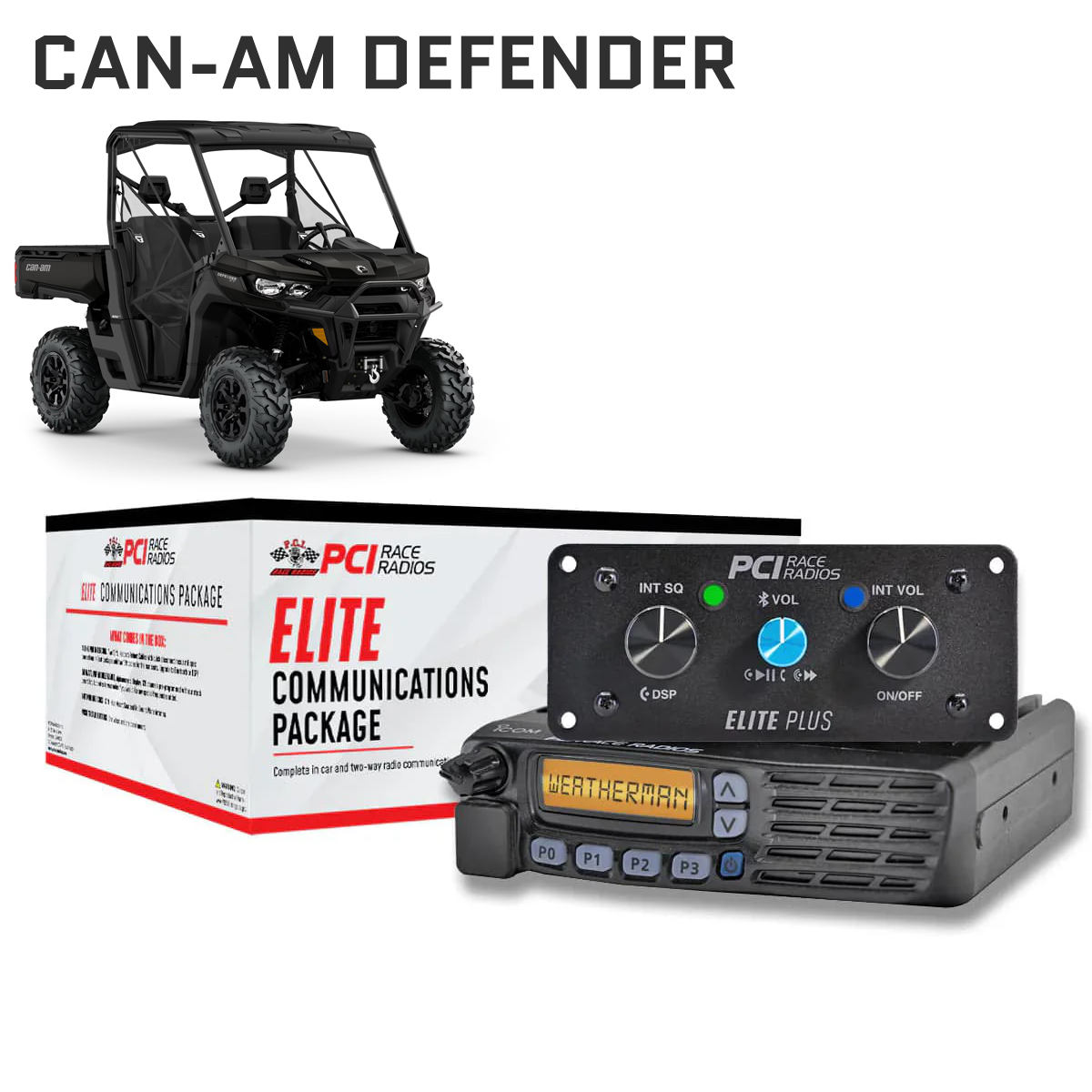 Can Am Defender Elite UTV Communications Package