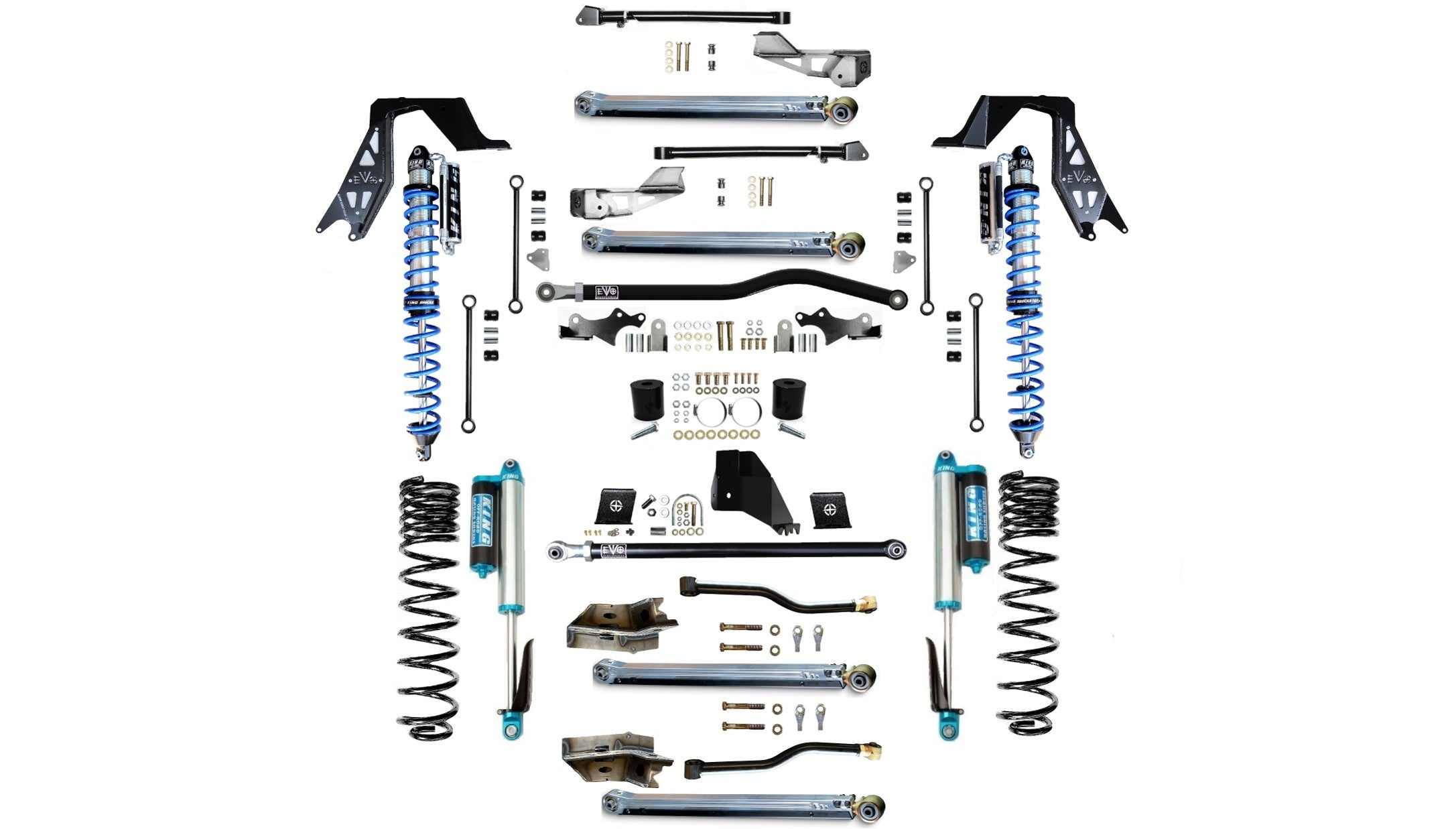 JT (Diesel) 4.5 or 6.5 INCH LIFT KING FUSION SUSPENSION LONG ARM LIFT KIT JEEP GLADIATOR