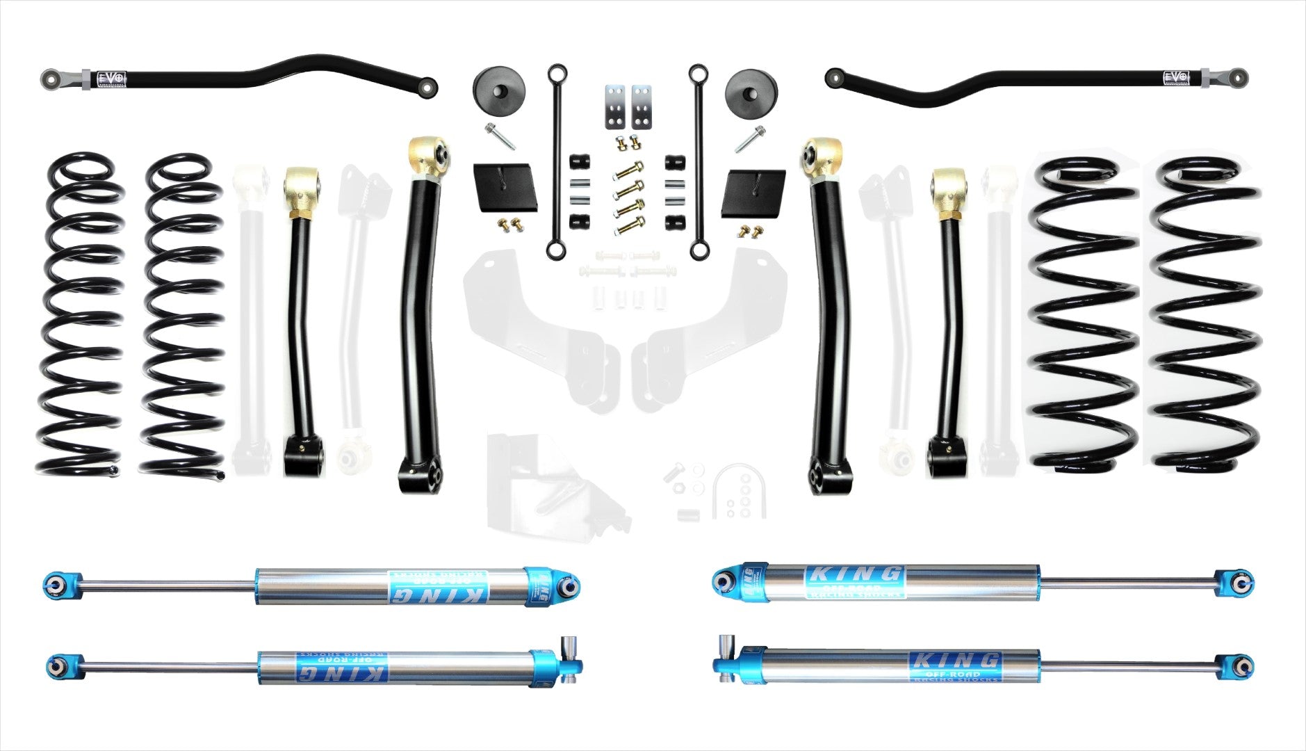 VARIANT  EVO-3013S3HDPK2  STAGE 3  King 2.0" Shocks  Front / Rear Track Bars