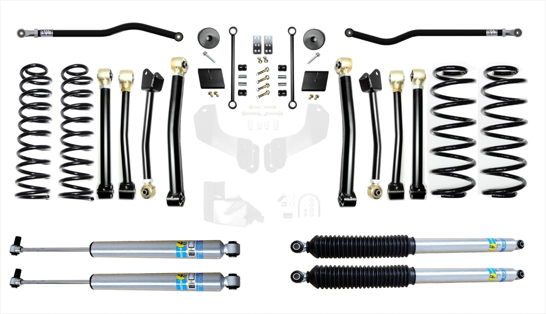 VARIANT  EVO-3013S4HDPBIL  STAGE 4  Bilstein 2.0" Shocks  Front / Rear Track Bars