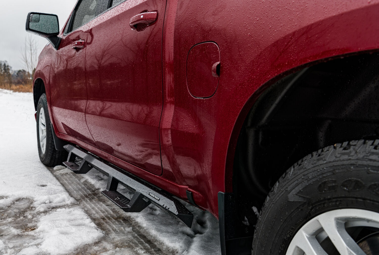 EpYx Step System Cab Length (2 Steps per Side) 2017-2019 Chevy Silverado/GMC Sierra 2500 HD/3500 HD Crew Cab Diesel Engine Textured Black NFab