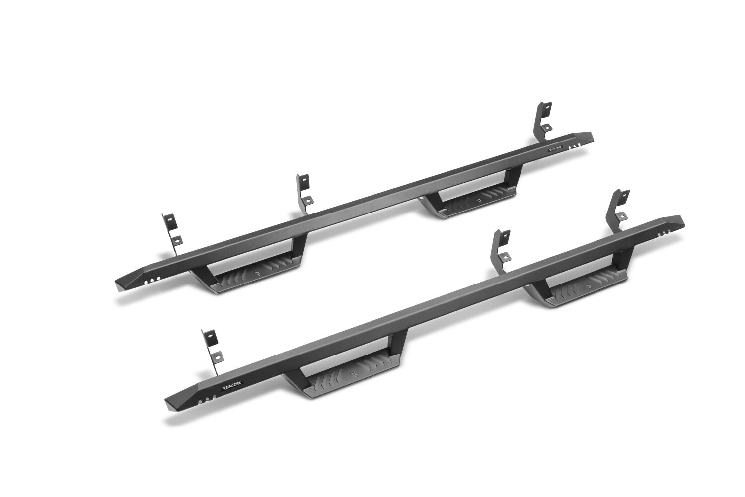 EpYx Step System Cab Length (2 Steps per Side) 2019 (New Body Style)-2025 Chevy Silverado/GMC Sierra 1500/2020-2025 2500 HD/3500 HD Double Cab Textured Black NFab