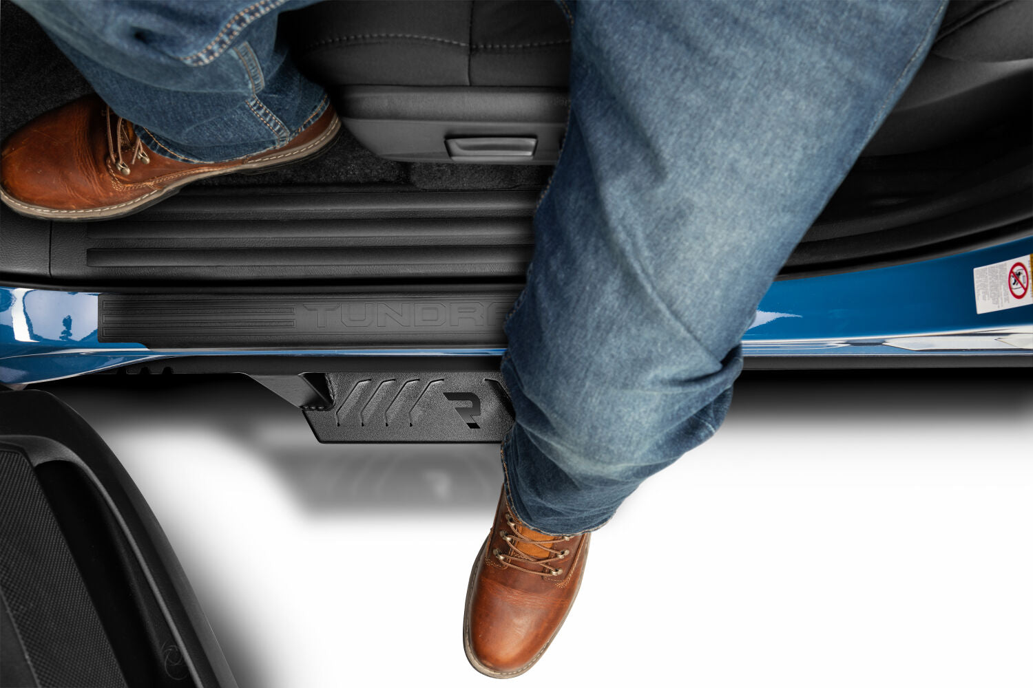 EpYx Step System Cab Length (2 Steps per Side) 2007-2021 Toyota Tundra Double Cab Textured Black NFab