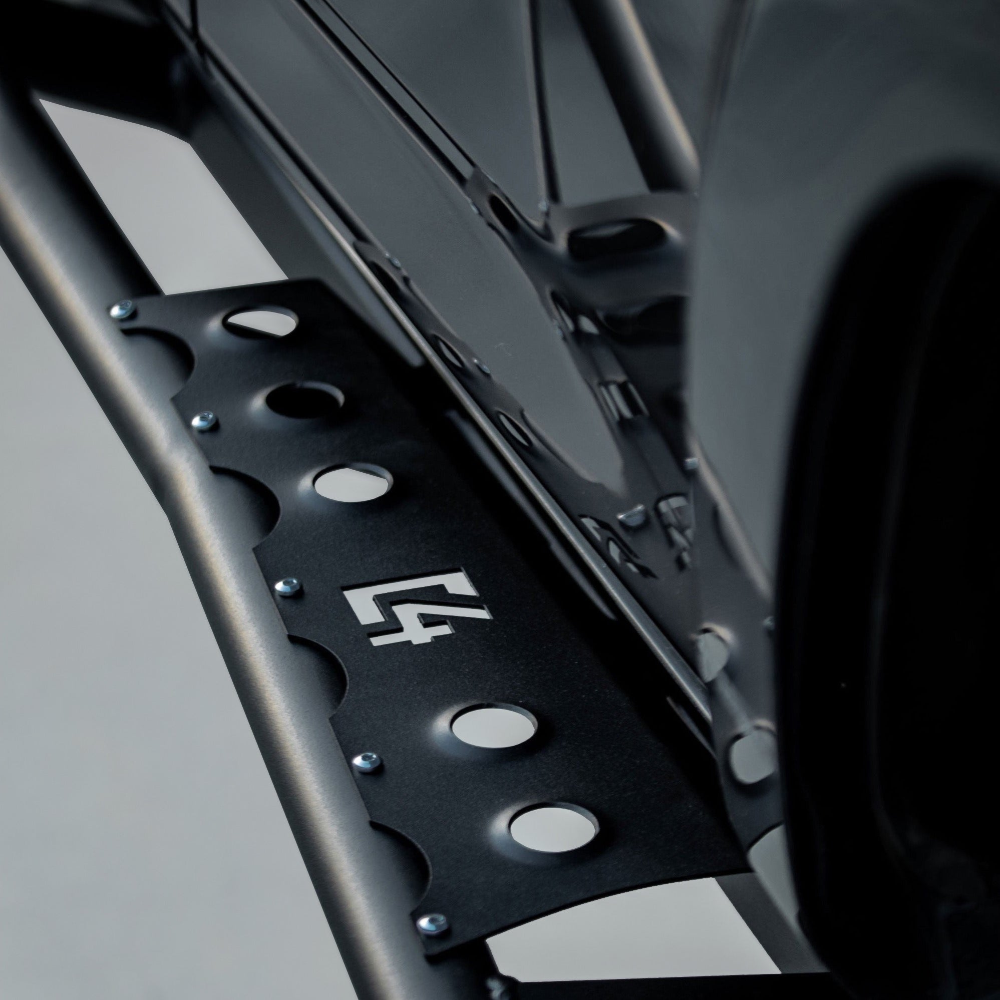 4Runner rock sliders for 5th Gen models (2010-2013), featuring durable construction and sleek design for off-road protection.