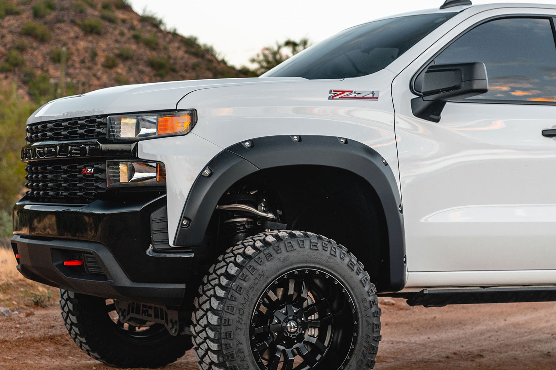 Fender Flares Sport Chevy Silverado 1500 2WD/4WD (2019-2021) Rough Country