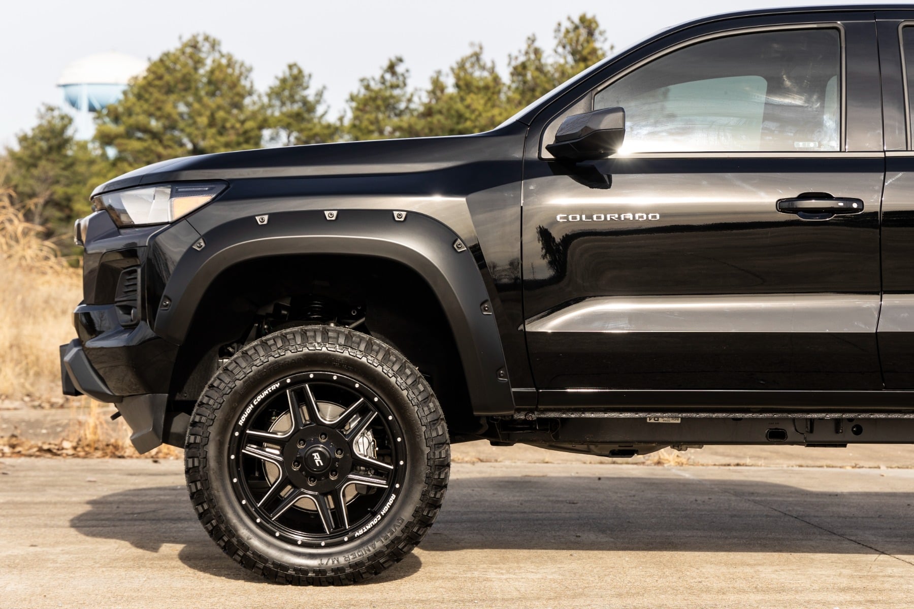Pocket Fender Flares GXD Sterling Grey Metallic Chevy Colorado (23-26) Rough Country
