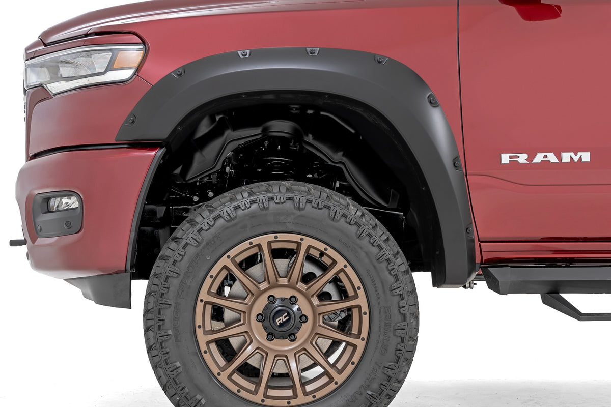 Pocket Fender Flares Gloss Black Ram 1500 2WD/4WD (2025-2026) Rough Country