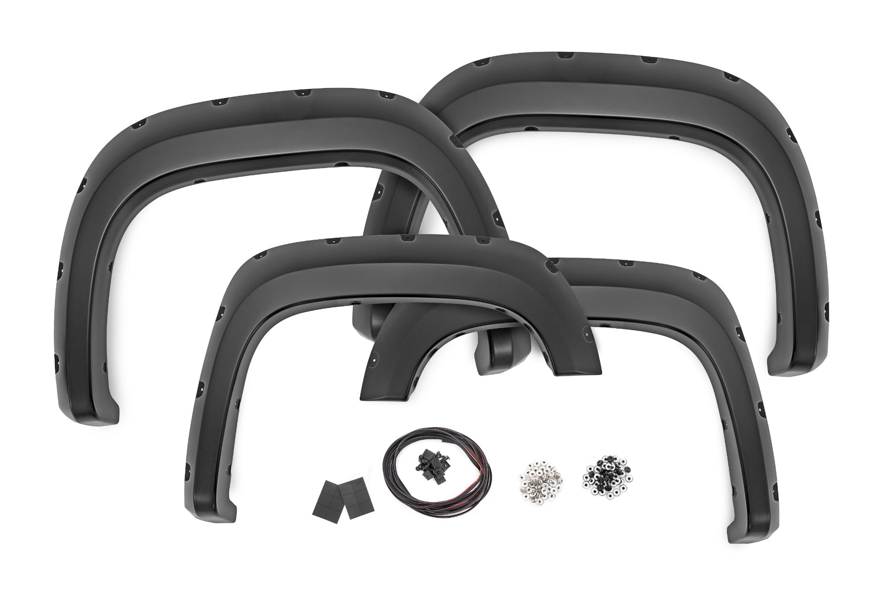 Pocket Fender Flares 5 Foot 9 Inch Bed GMC Sierra 1500 2WD/4WD (2007-2013) Rough Country