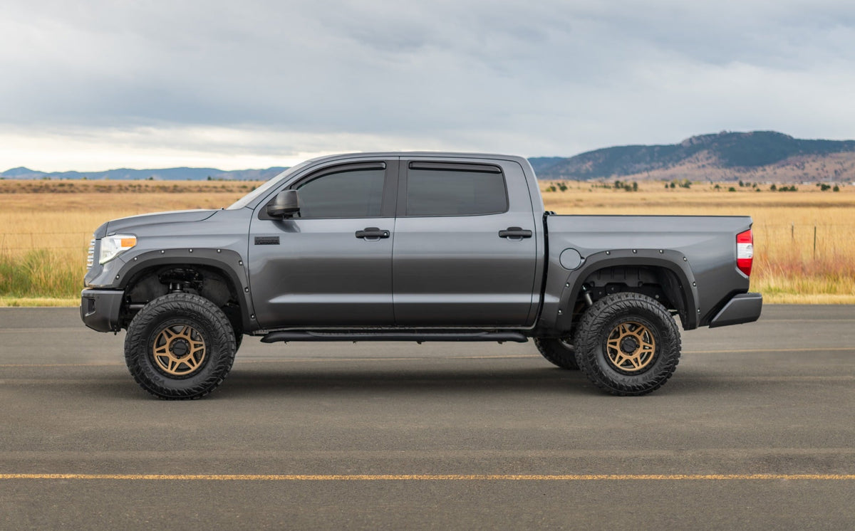 Pocket Fender Flares 6 & 8 Foot Bed Gloss Black Toyota Tundra (14-21) Rough Country
