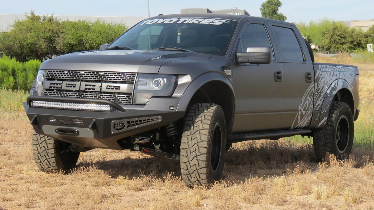 2010-2014 Ford F-150 Raptor HoneyBadger Front Bumper Addictive Desert Designs