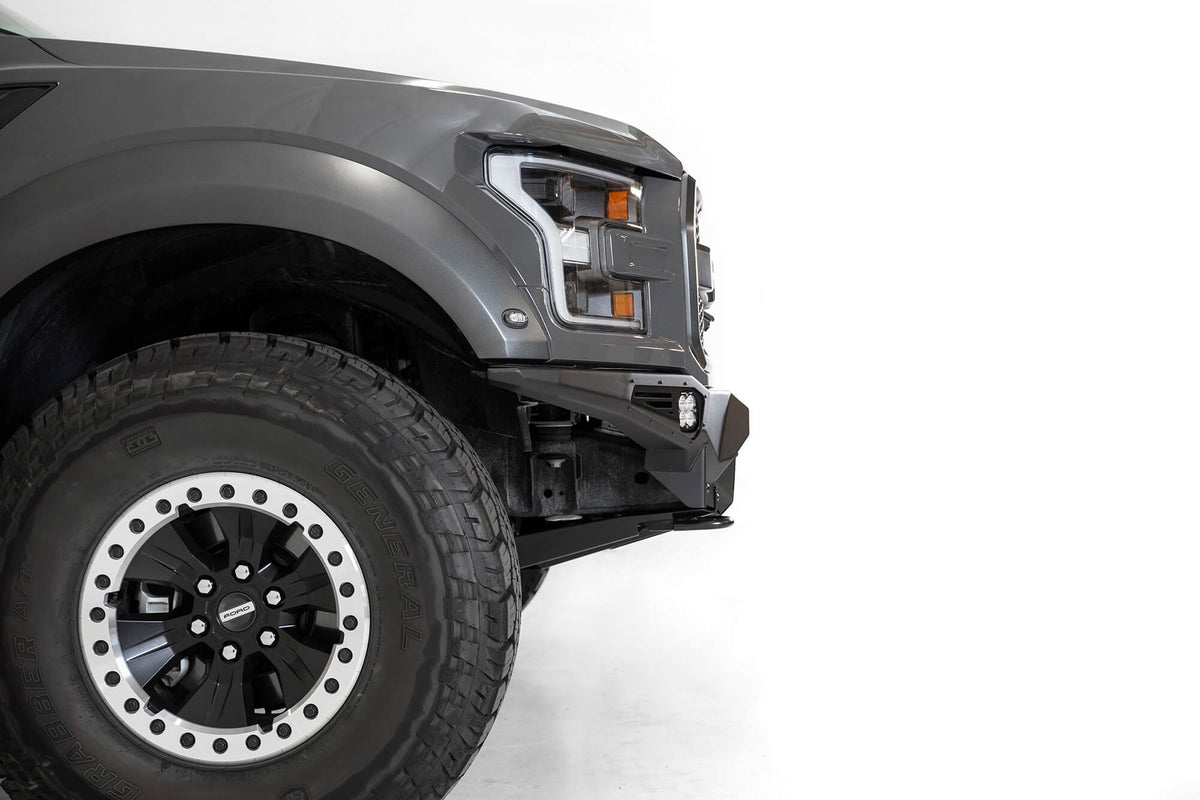 2017-2020 Ford Raptor Bomber Front Bumper Mounts for 3 Baja Designs LP6 Round Lights Addictive Desert Designs