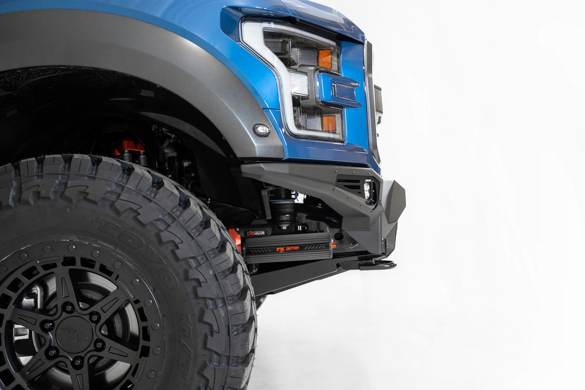 2017-2020 Ford Raptor Bomber Front Bumper Mounts for 4 Rigid 360 6 Inch Round Lights Addictive Desert Designs