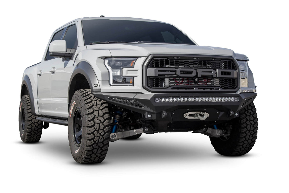 2017-2020 Ford F-150 Raptor Stealth Fighter Front Bumper With Winch Mount Addictive Desert Designs