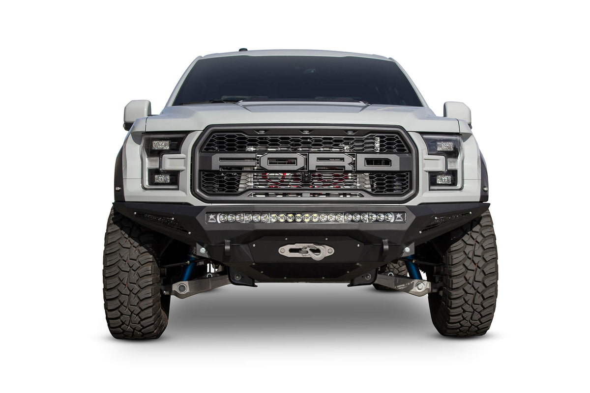 2017-2020 Ford F-150 Raptor Stealth Fighter Front Bumper With Winch Mount Addictive Desert Designs