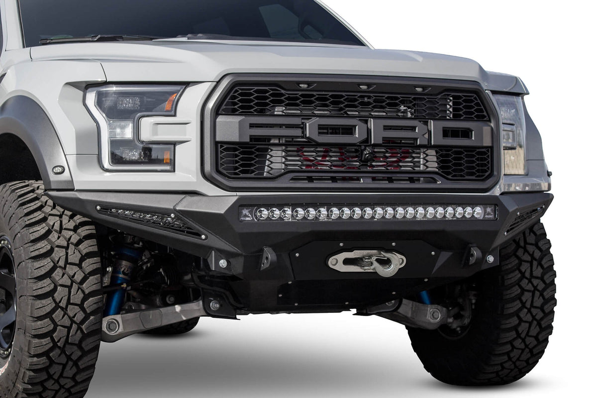 2017-2020 Ford F-150 Raptor Stealth Fighter Front Bumper With Winch Mount Addictive Desert Designs