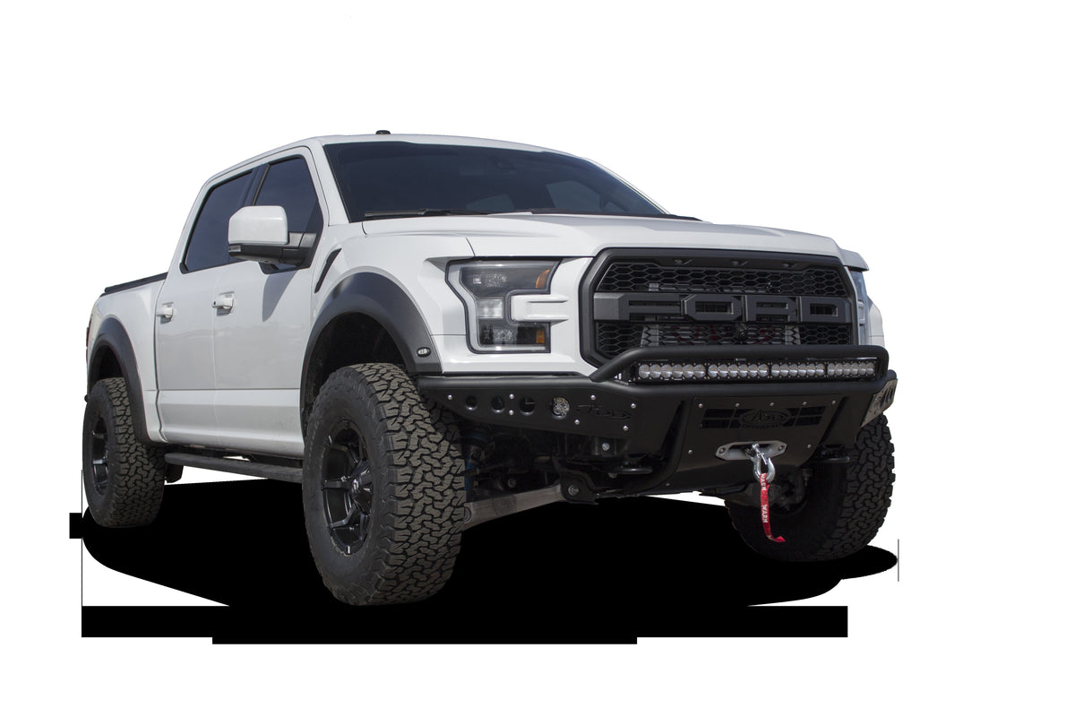 2017-2020 Ford F-150 Raptor Stealth R Front Bumper With Winch Mount Addictive Desert Designs