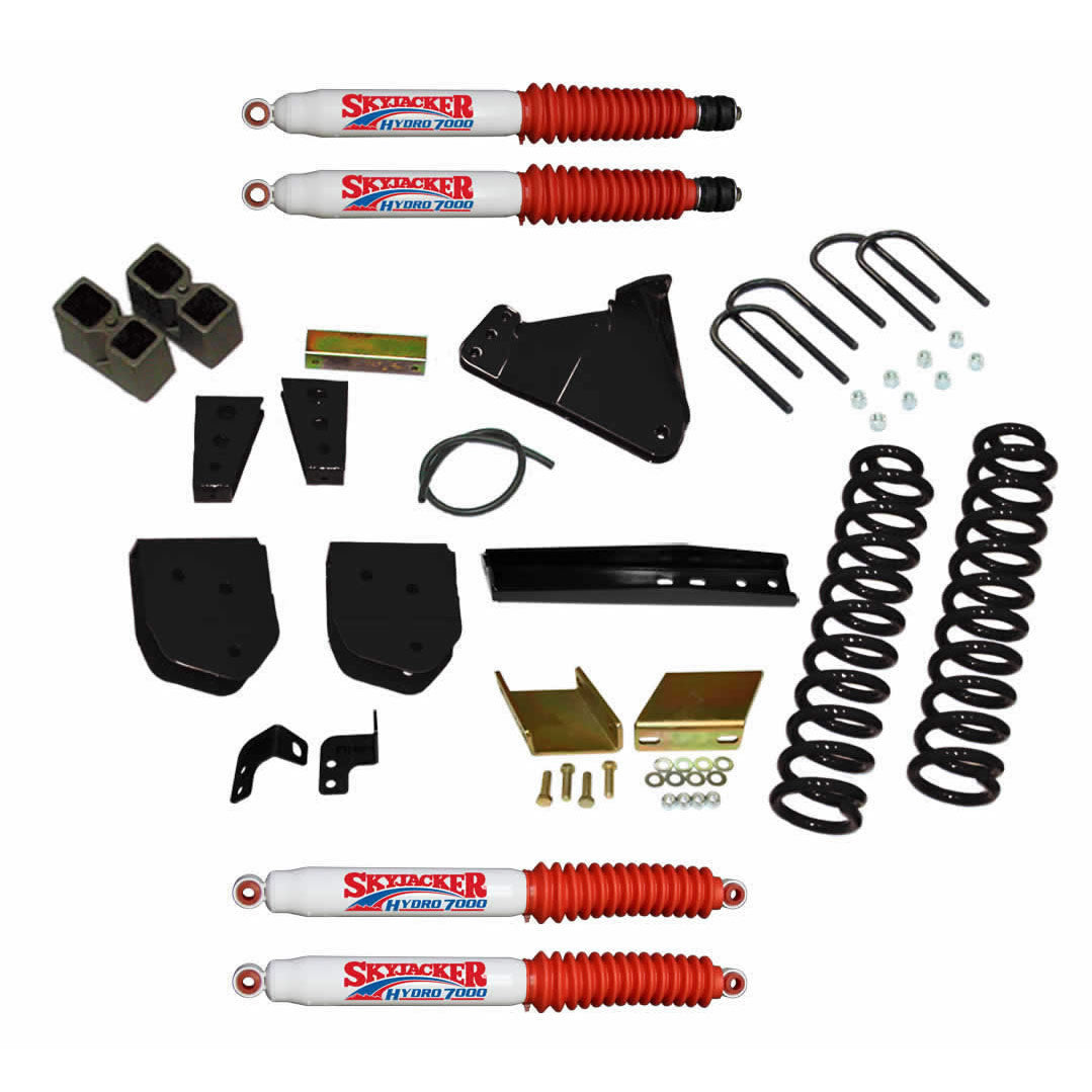 Suspension Lift Kit w/Shock 4 Inch Lift 11-12 Ford F-350 Super Duty Skyjacker