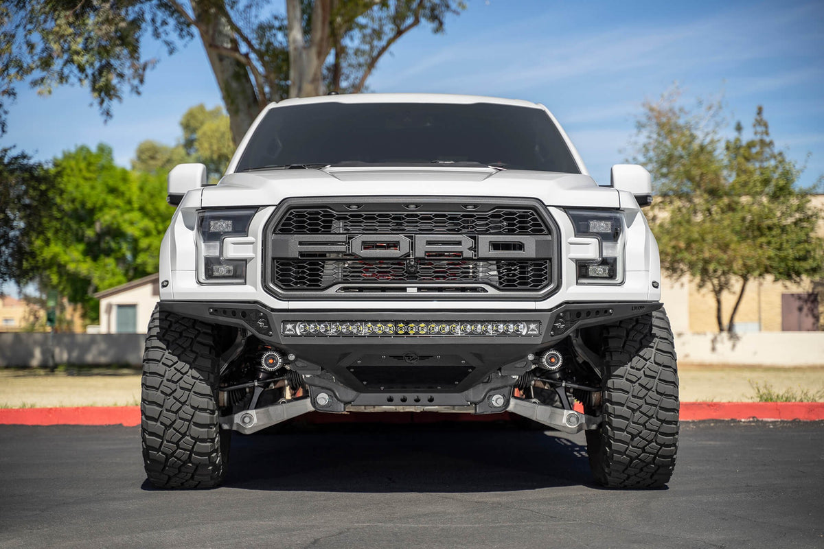 2017-2020 Ford Raptor Rock Fighter Frame Cut Front Bumper Addictive Desert Designs