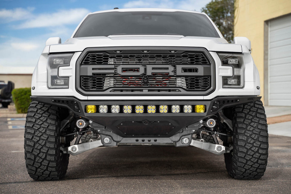 2017-2020 Ford Raptor Rock Fighter Frame Cut Front Bumper Addictive Desert Designs