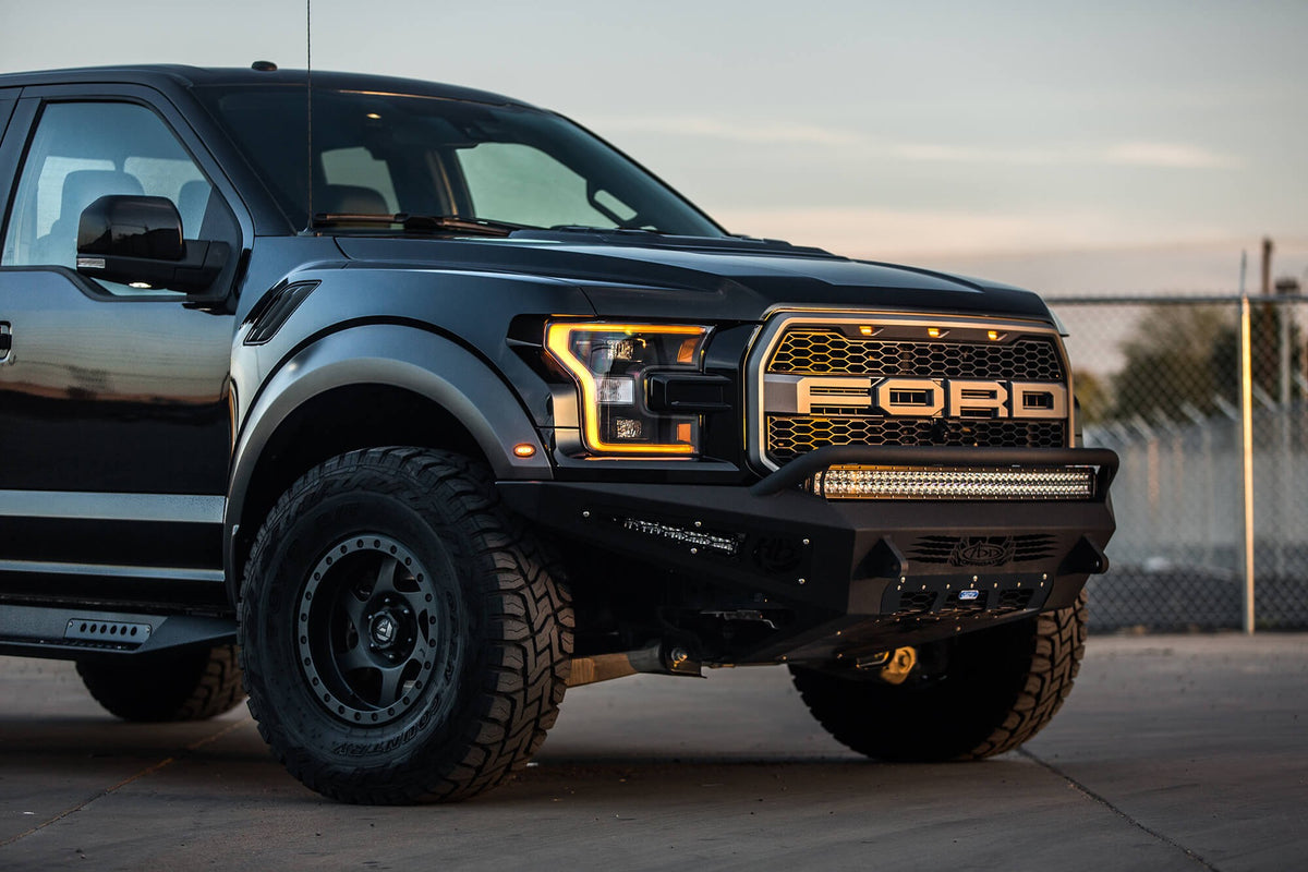 2017-2020 Ford F-150 Raptor HoneyBadger Front Bumper Addictive Desert Designs