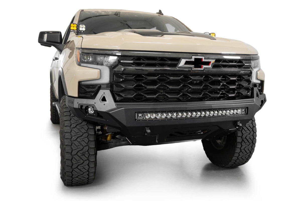 2022+ Chevrolet Silverado 1500 ZR2 Stealth Fighter Front Bumper Addictive Desert Designs