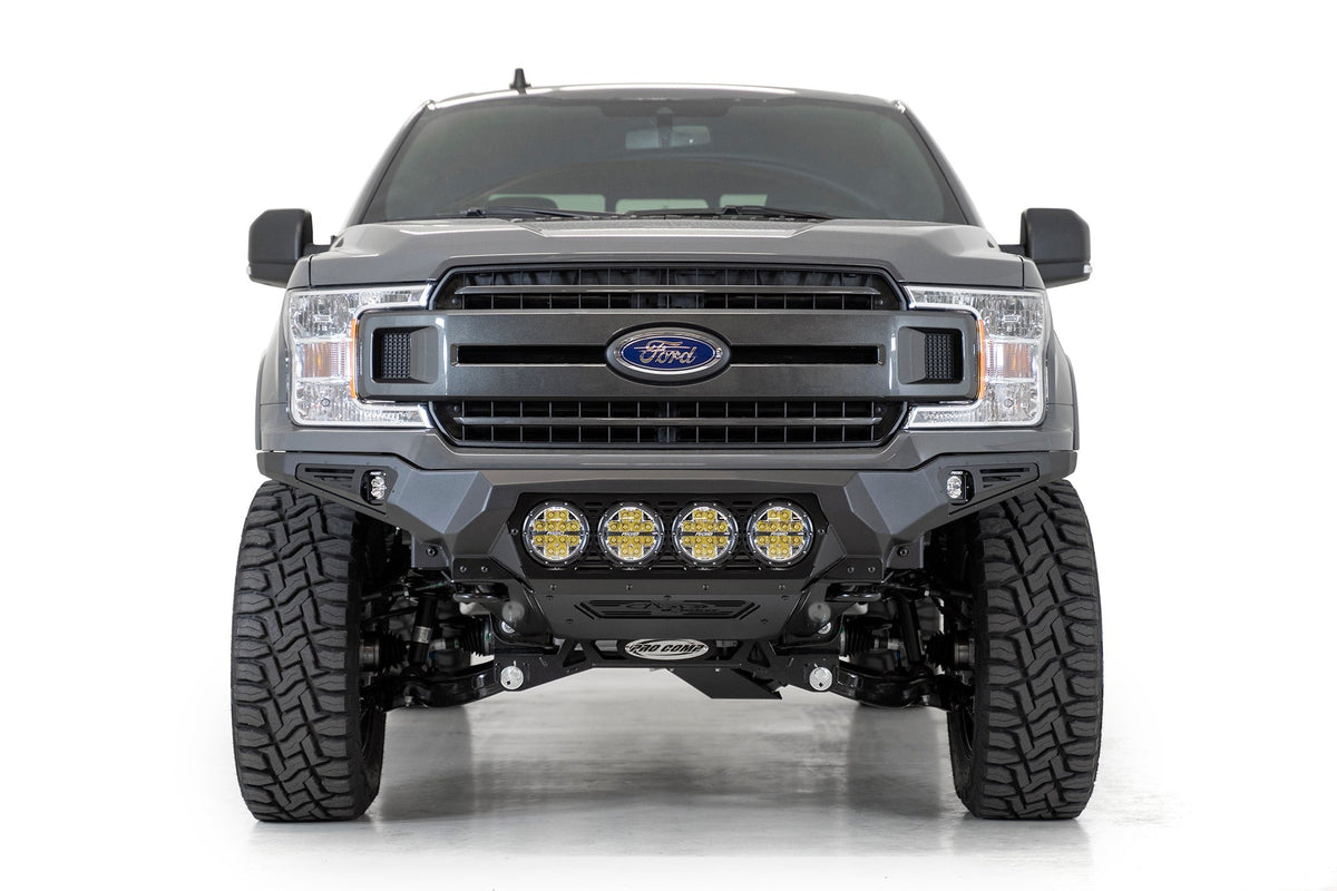 2018-2020 Ford F-150 Bomber Front Bumper Mounts for 4 rigid 360 6 Inch Round Lights Addictive Desert Designs